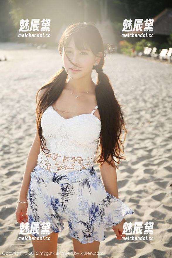 MyGirl美媛馆-田芯娜Angel MyGirl美媛馆 - 原图在此!田芯娜Angel的短裙让无圣光也变得有点粉嫩!