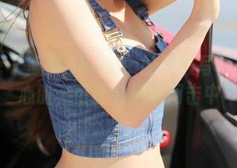 美媛馆 – 蓝夏Akasha的制服写真：小心心脏，可能会被瞬间击中